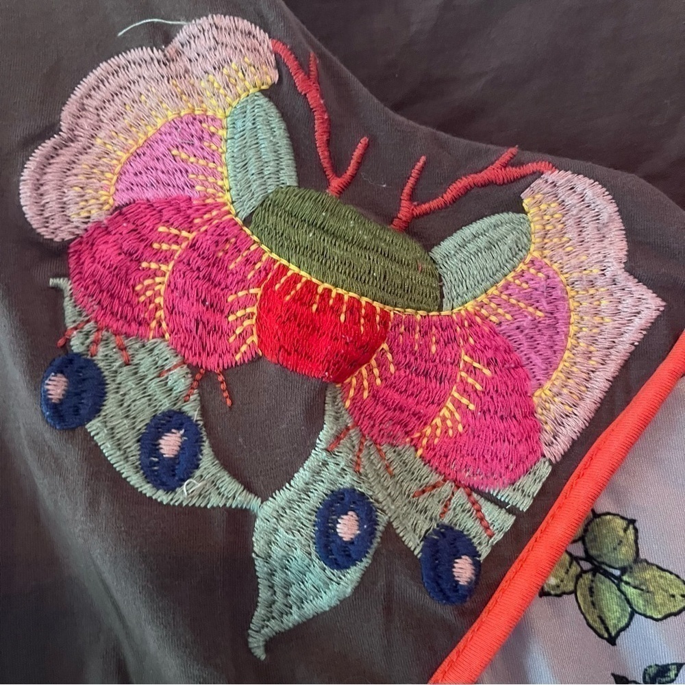 Unique Embellished and Patterned Top - Picture 3 of 6